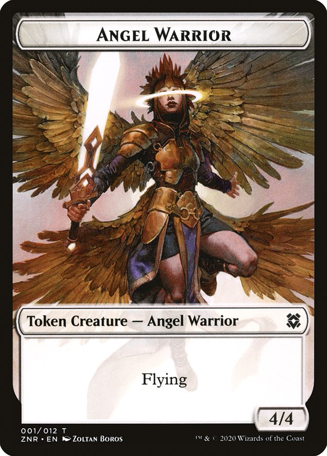 Angel Warrior Token [Zendikar Rising Tokens] 