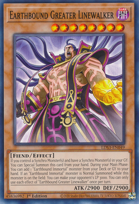 Earthbound Greater Linewalker [LDS3-EN049] Common 