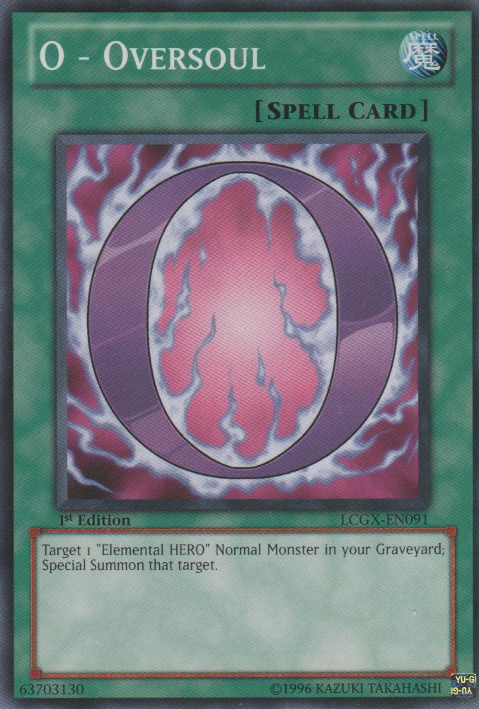 O - Oversoul [LCGX-EN091] Common 