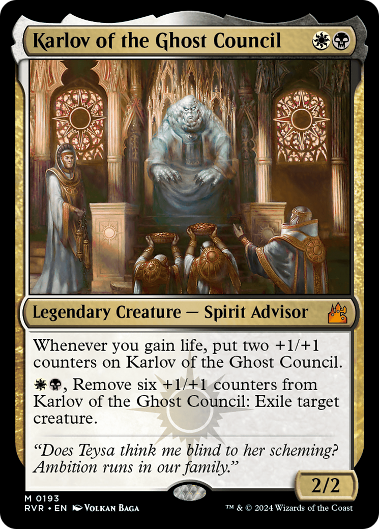 Karlov of the Ghost Council [Ravnica Remastered] 