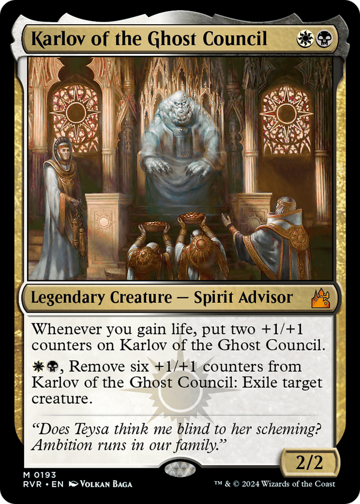 Karlov of the Ghost Council [Ravnica Remastered] 