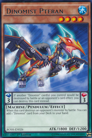 Dinomist Pteran [BOSH-EN026] Rare 