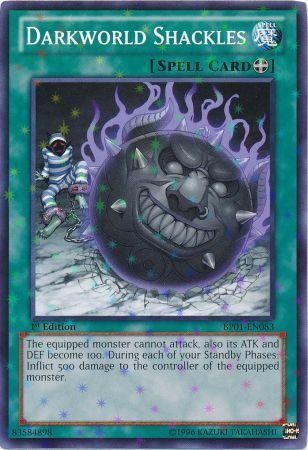 Darkworld Shackles [BP01-EN083] Starfoil Rare 