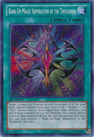 Rank-Up-Magic Admiration of the Thousands [DRLG-EN044] Secret Rare 
