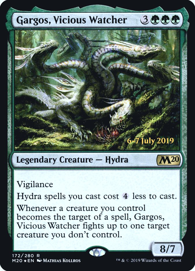 Gargos, Vicious Watcher [Core Set 2020 Prerelease Promos] 