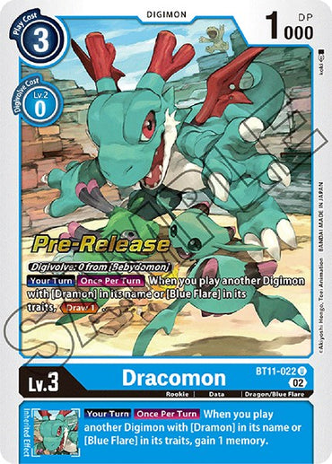 Dracomon [BT11-022] [Dimensional Phase Pre-Release Promos] 