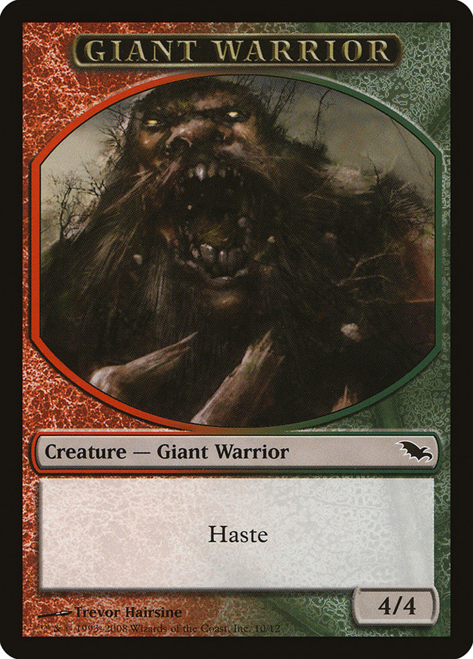 Giant Warrior Token [Shadowmoor Tokens] 