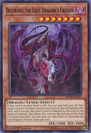 Destrudo the Lost Dragon's Frisson [MP18-EN127] Rare 