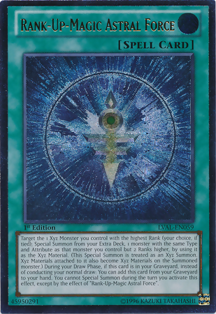Rank-Up-Magic Astral Force [LVAL-EN059] Ultimate Rare 