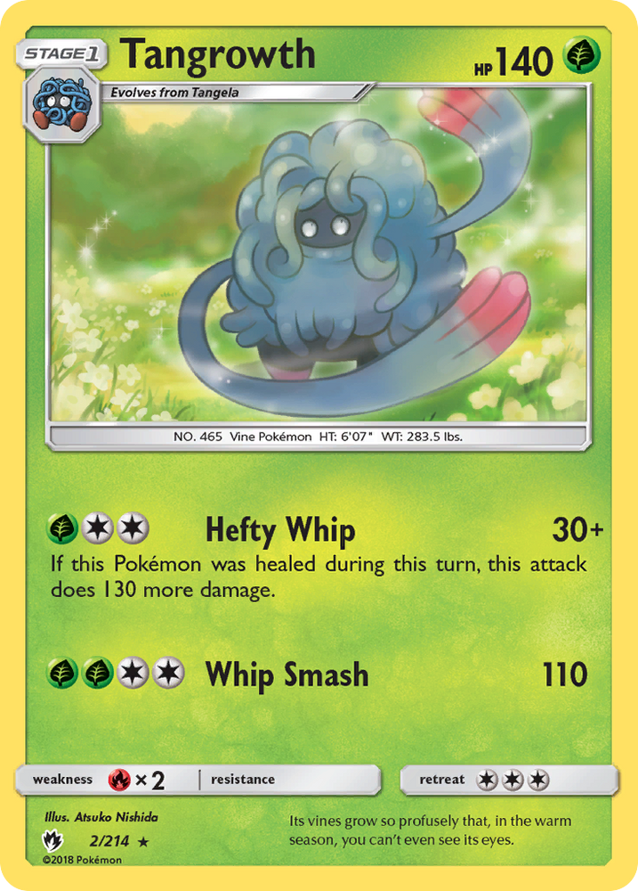 Tangrowth (2/214) [Sun & Moon: Lost Thunder]