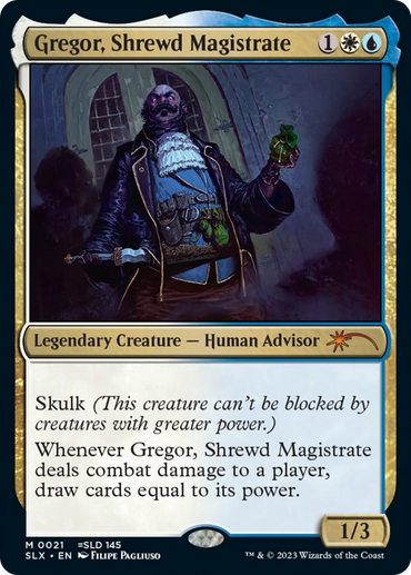 Gregor, Shrewd Magistrate [Secret Lair: Universes Within] 
