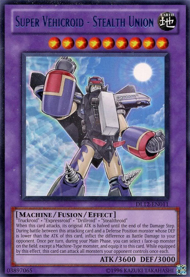 Super Vehicroid - Stealth Union (Blue) [DL12-EN011] Rare 