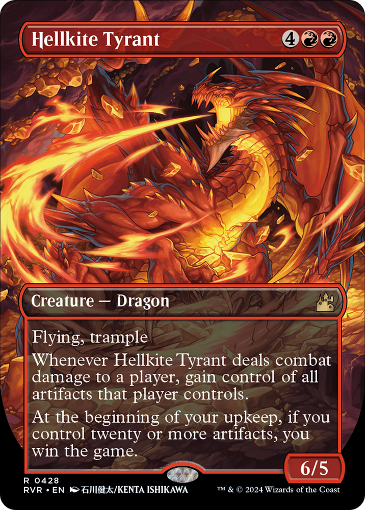 Hellkite Tyrant (Anime Borderless) [Ravnica Remastered] 