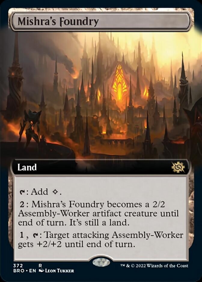 Mishra's Foundry (Extended Art) [The Brothers' War] 