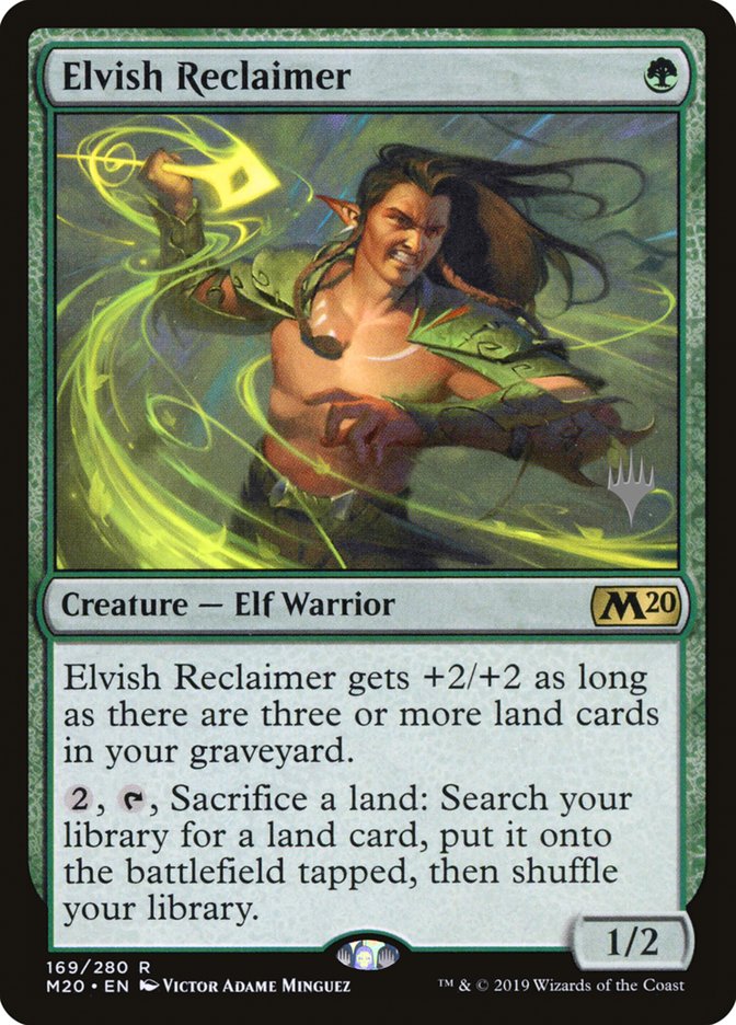 Elvish Reclaimer (Promo Pack) [Core Set 2020 Promos]