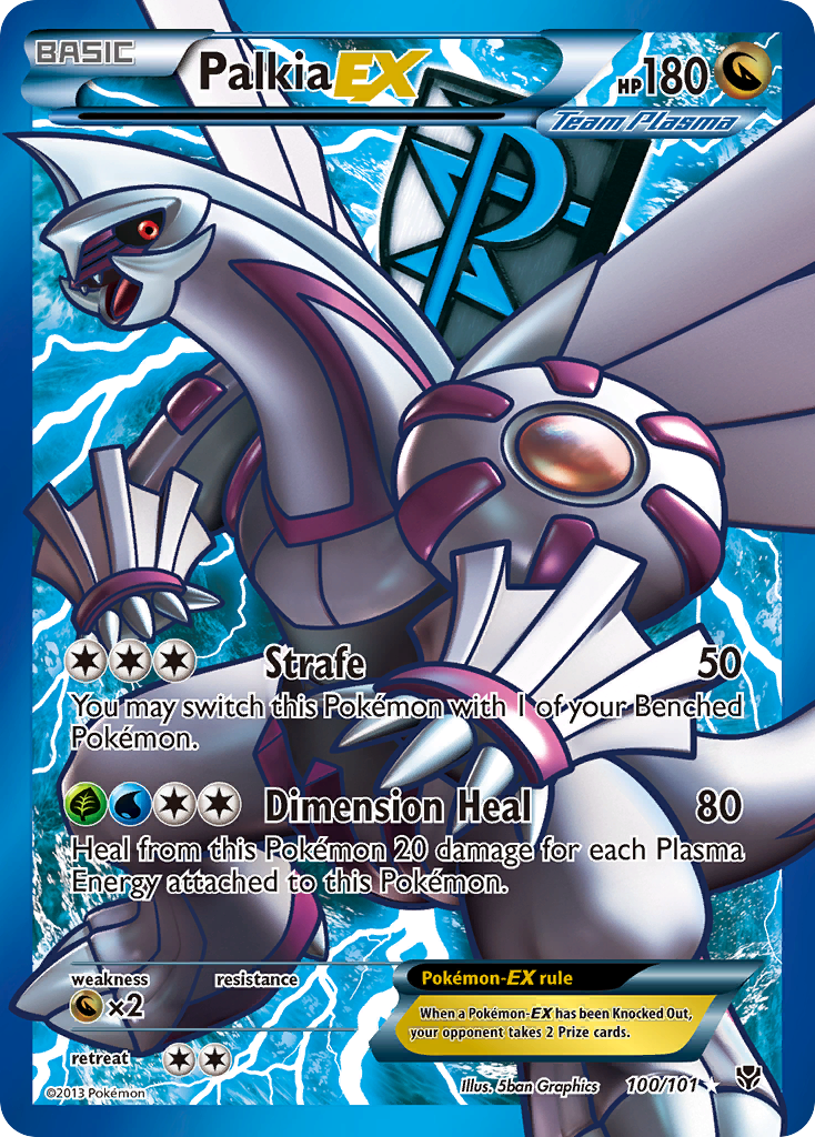 Palkia EX (100/101) [Black & White: Plasma Blast]