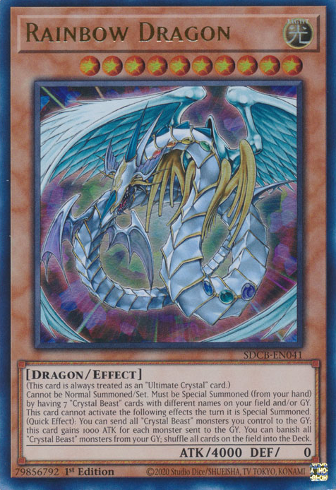 Rainbow Dragon [SDCB-EN041] Ultra Rare 