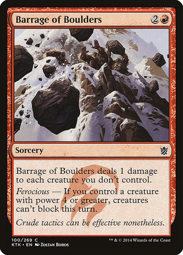 Barrage of Boulders [Khans of Tarkir] 