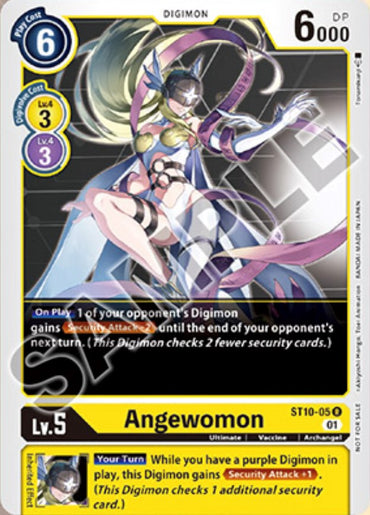 Angewomon [ST10-05] (Tamer Goods Set Angewomon &amp; LadyDevimon) [Starter Deck: Parallel World Tactician Promos] 