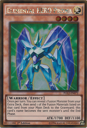 Elemental HERO Prisma [PGL2-EN072] Gold Rare 