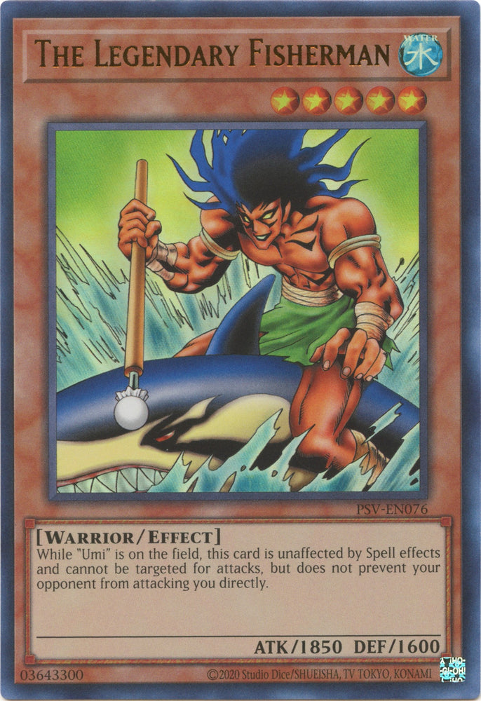 The Legendary Fisherman (25th Anniversary) [PSV-EN076] Ultra Rare 