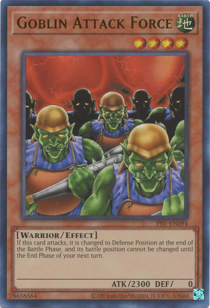 Goblin Attack Force (25th Anniversary) [PSV-EN094] Ultra Rare 