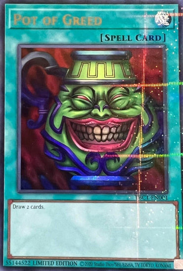 Pot of Greed [TBC1-EN001] Ultra Rare 