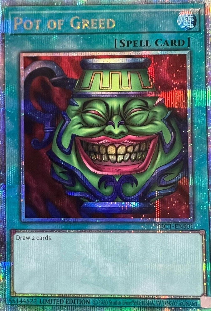 Pot of Greed [TBC1-ENS01] Secret Rare 
