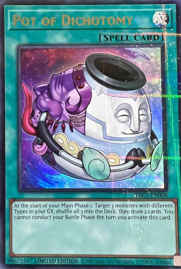Pot of Dichotomy [TBC1-EN008] Ultra Rare 