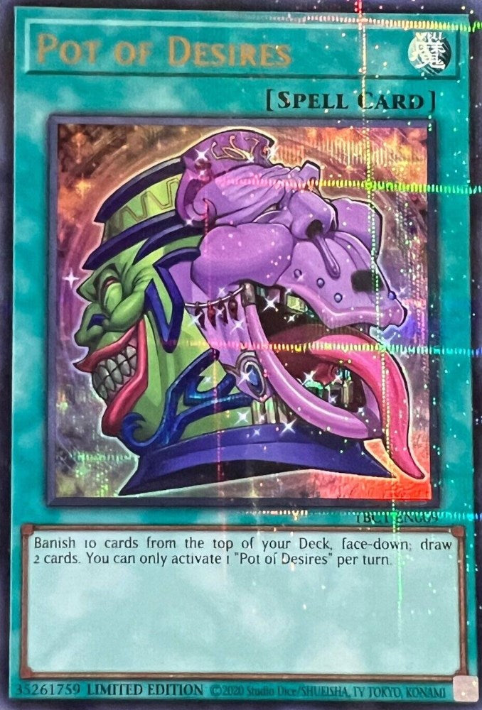 Pot of Desires [TBC1-EN009] Ultra Rare 