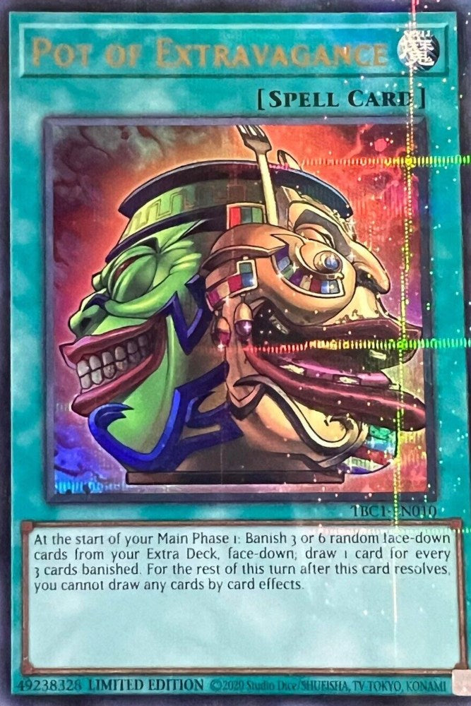 Pot of Extravagance [TBC1-EN010] Ultra Rare 