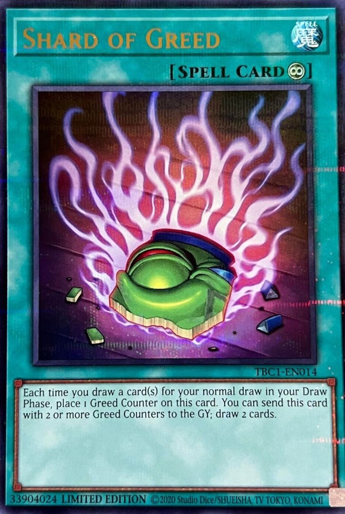 Shard of Greed [TBC1-EN014] Ultra Rare 