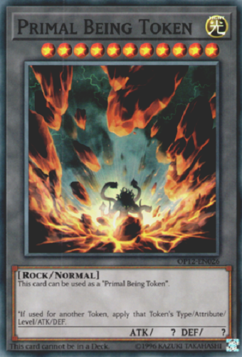 Primal Being Token [OP12-EN026] Super Rare 