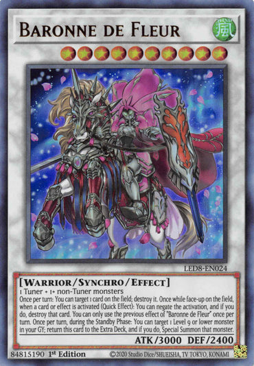 Baronne de Fleur [LED8-EN024] Ultra Rare 