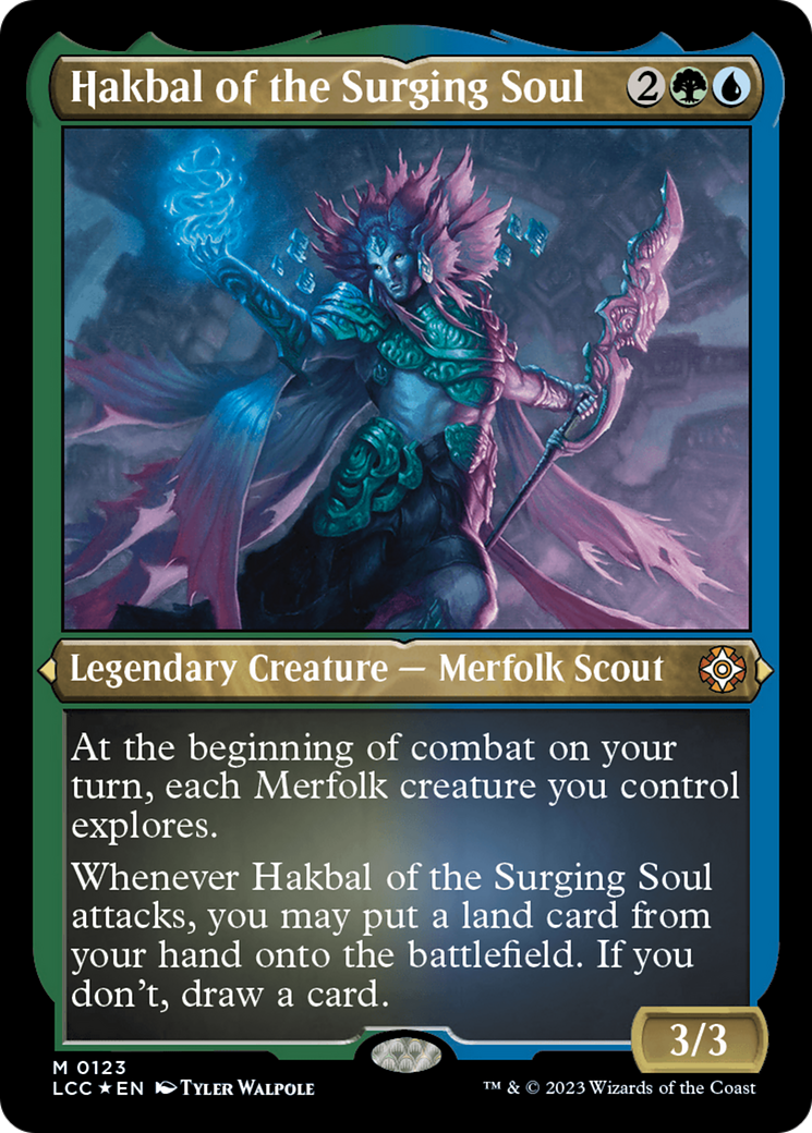 Hakbal of the Surging Soul (Display Commander) [The Lost Caverns of Ixalan Commander] 