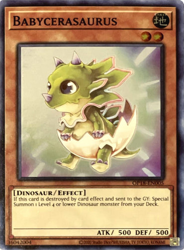 Babycerasaurus [OP18-EN005] Super Rare 