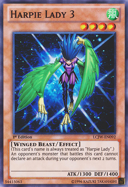 Harpie Lady 3 [LCJW-EN092] Super Rare 