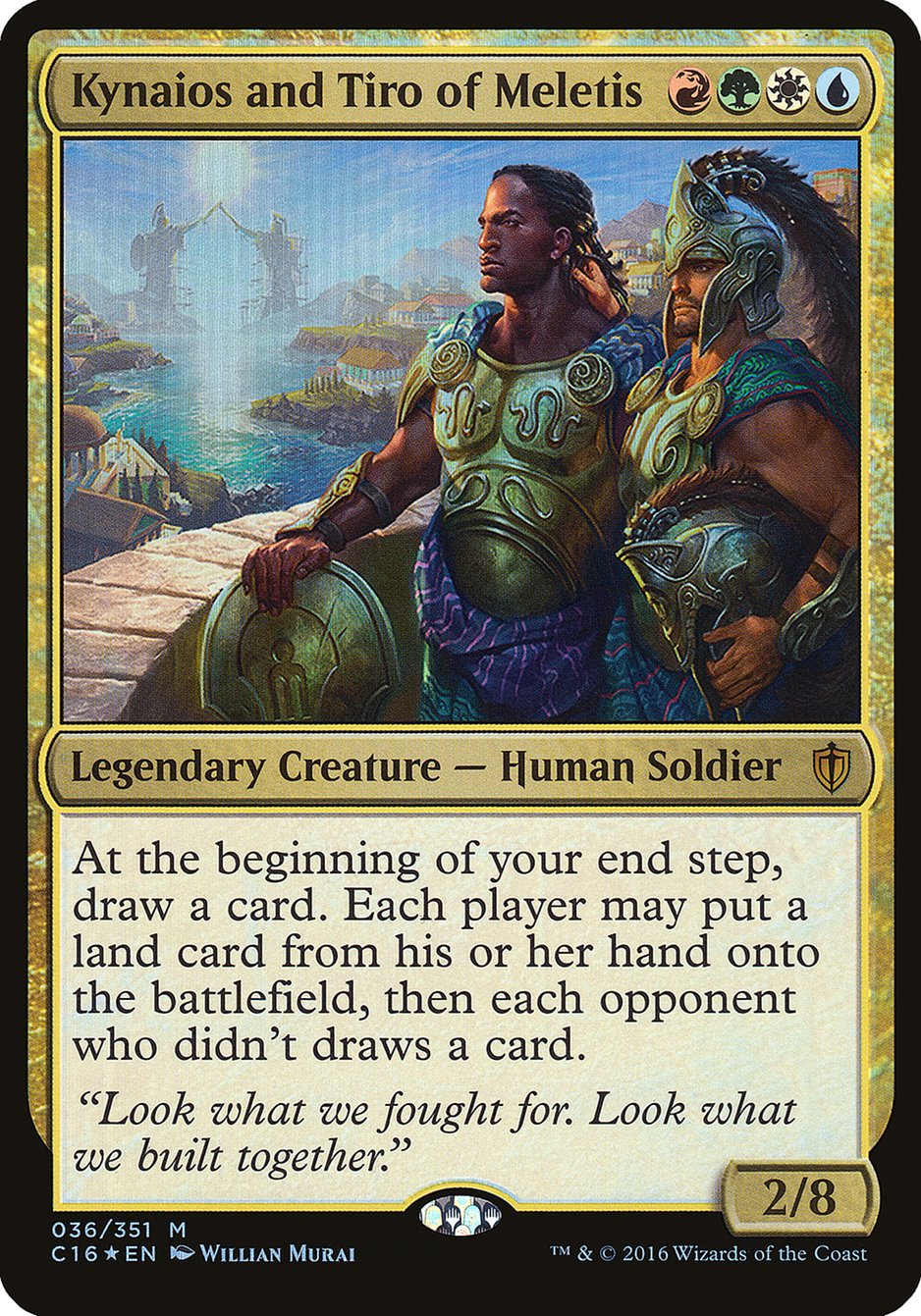 Kynaios and Tiro of Meletis (Oversized) [Commander 2016 Oversized] 