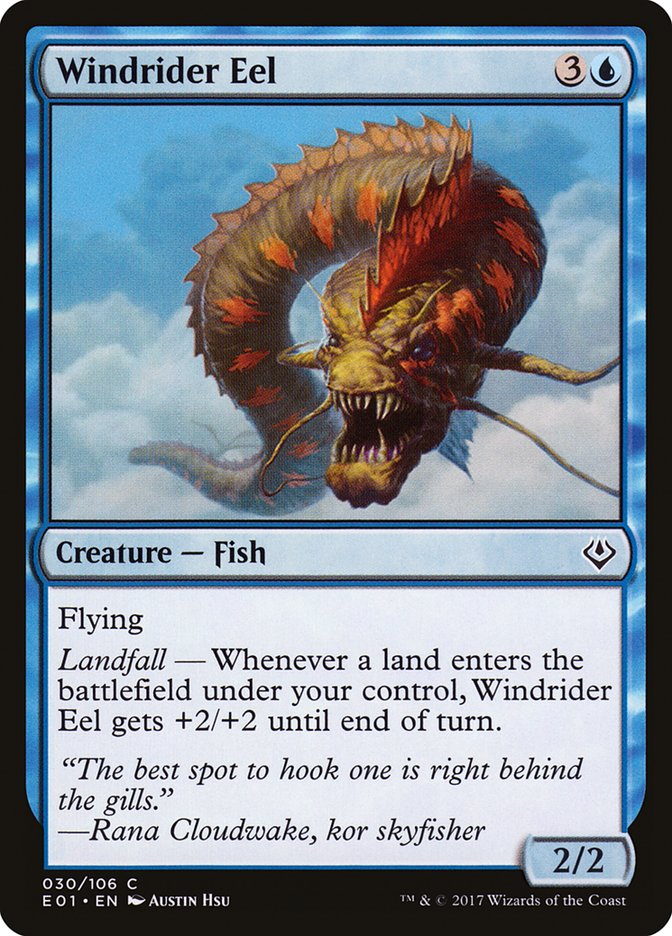 Windrider Eel [Archenemy: Nicol Bolas] 