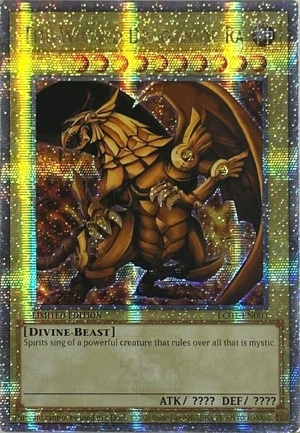 The Winged Dragon of Ra (25th Anniversary) [LC01-EN003] Quarter Century Secret Rare 