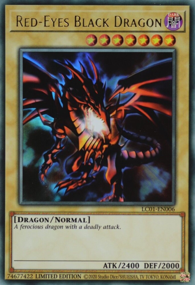 Red-Eyes Black Dragon (25th Anniversary) [LC01-EN006] Ultra Rare