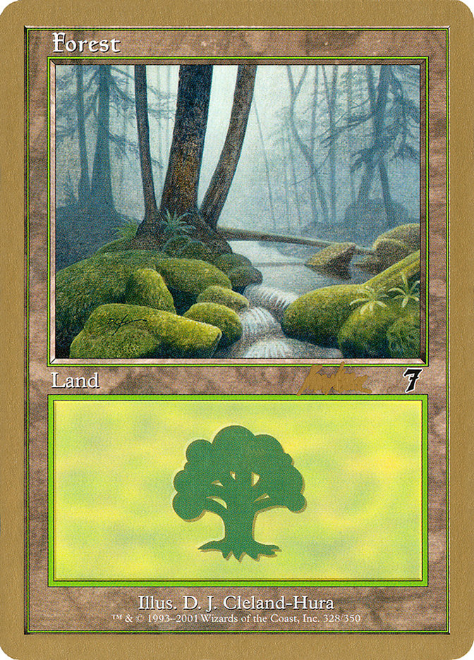 Forest (328) (Brian Kibler) [World Championship Decks 2002] 