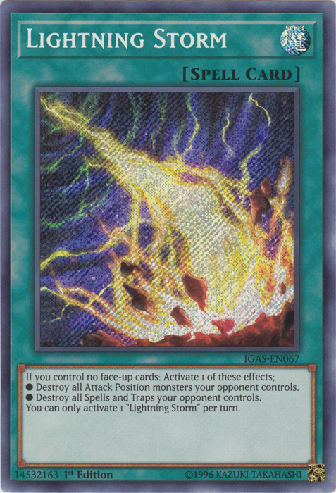 Lightning Storm [IGAS-EN067] Secret Rare 