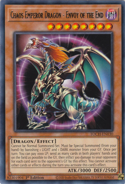 Chaos Emperor Dragon - Envoy of the End [TOCH-EN030] Rare 