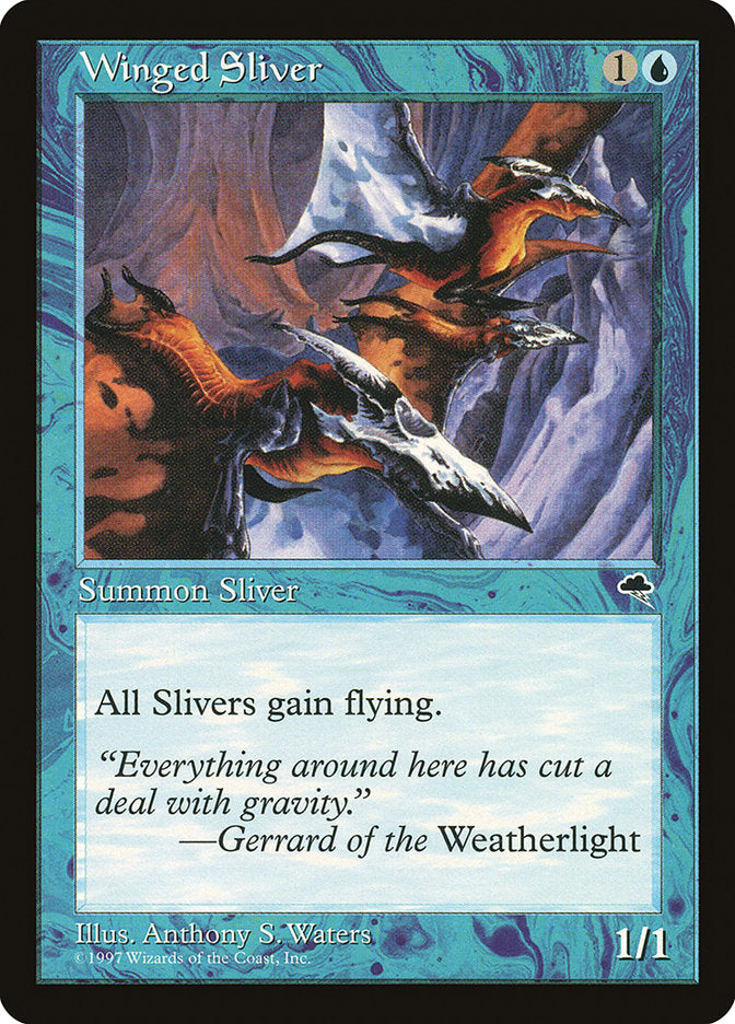 Winged Sliver [Tempest] 