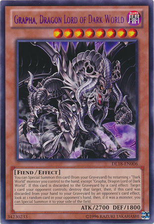 Grapha, Dragon Lord of Dark World (Purple) [DL18-EN006] Rare 