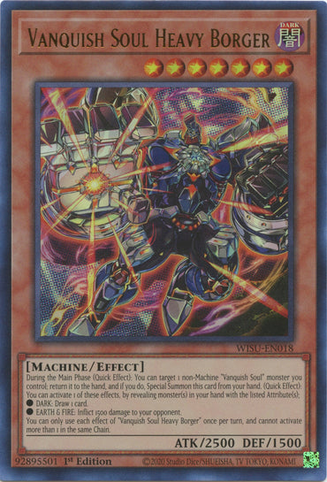 Vanquish Soul Heavy Borger [WISU-EN018] Ultra Rare 