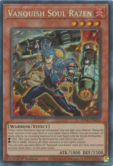 Vanquish Soul Razen [WISU-EN016] Collector's Rare 