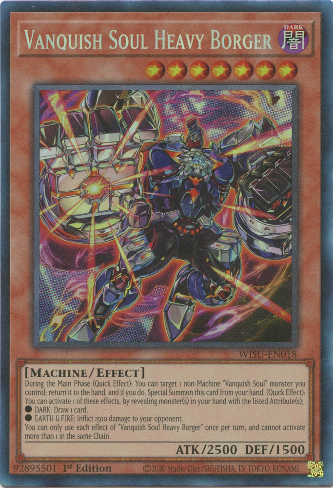 Vanquish Soul Heavy Borger [WISU-EN018] Collector's Rare 