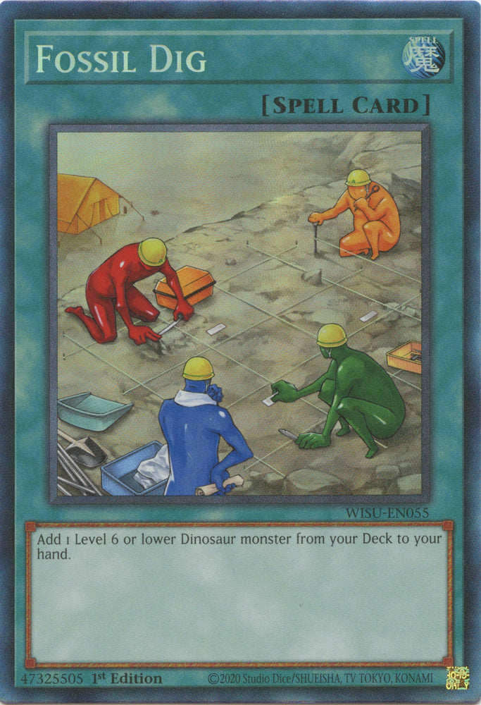 Fossil Dig [WISU-EN055] Collector's Rare 